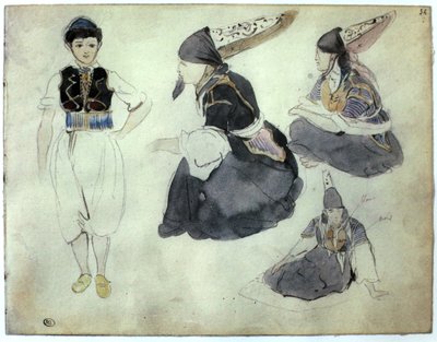 Morocco by Ferdinand Victor Eugene Delacroix